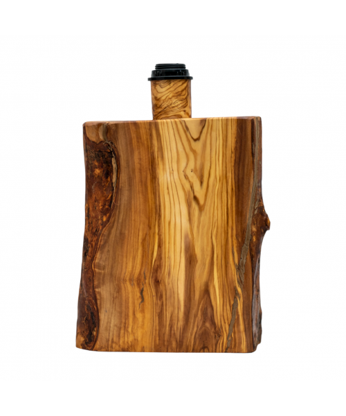 Ξύλινο Χειροποίητο Φωτιστικό Κορμός από ξύλο ελιάς 23x35 εκ. - 8